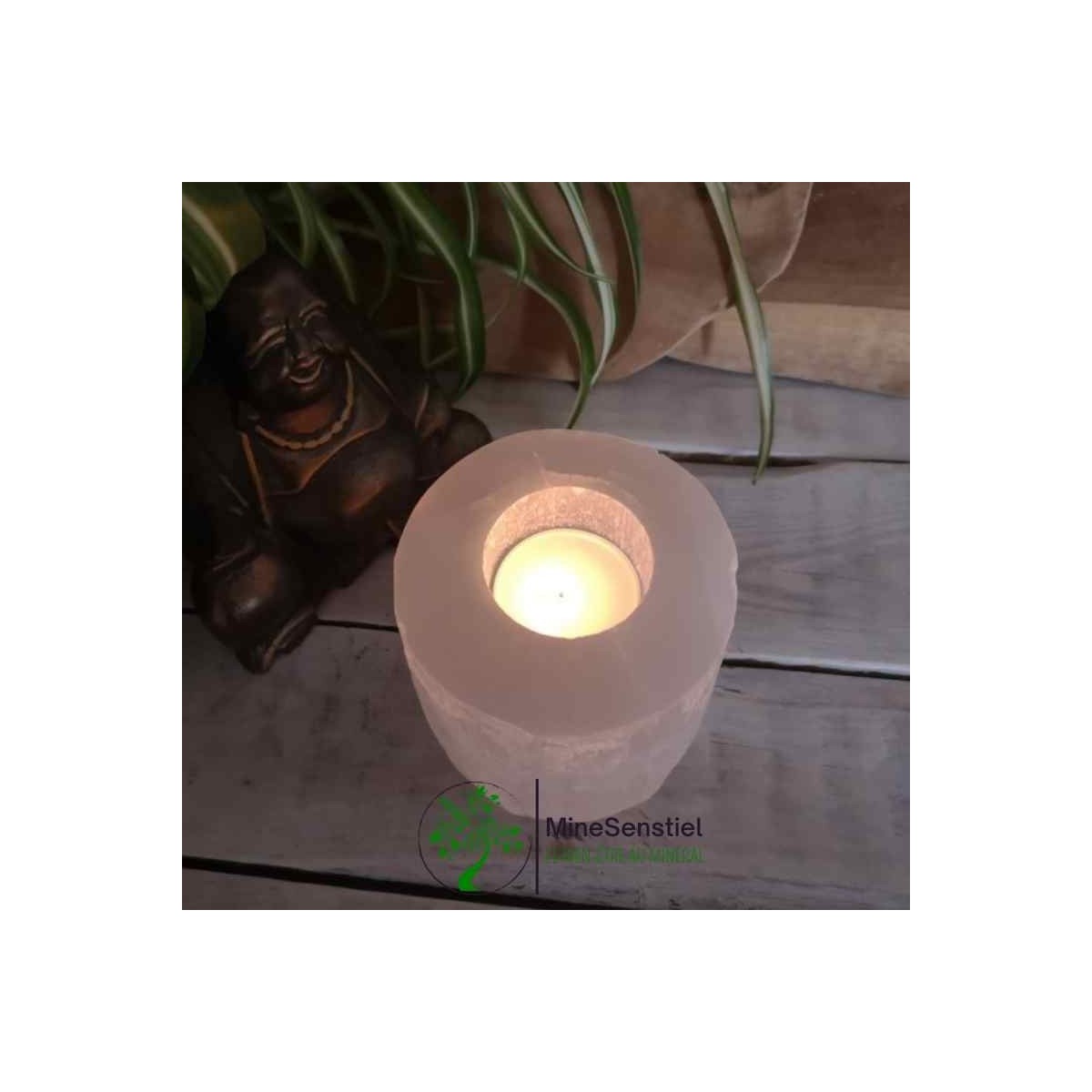 Bougeoir Brut en pierre