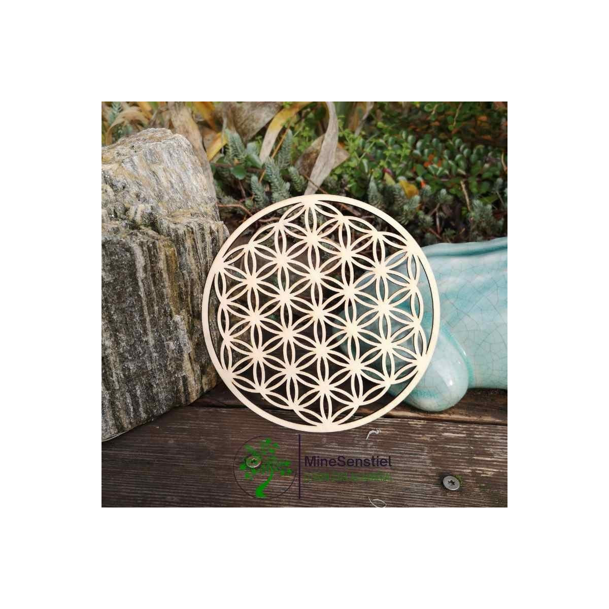 Fleur de Vie en Bois 15 cm