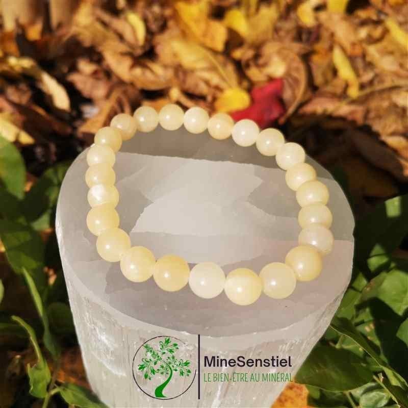 bracelet calcite jaune