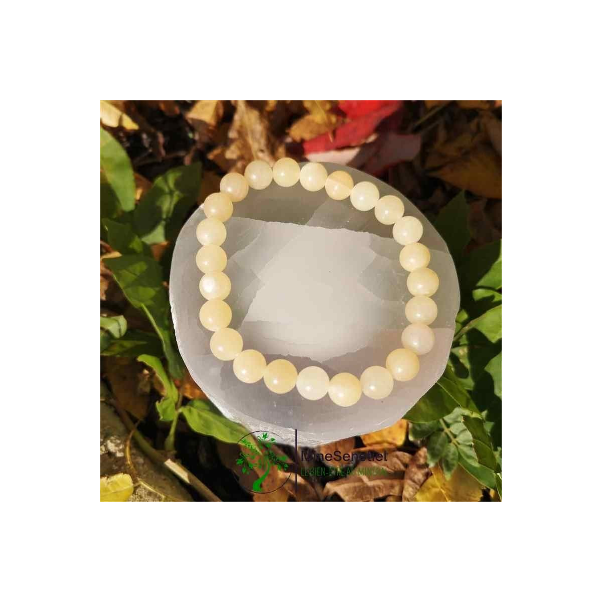 bracelet calcite jaune