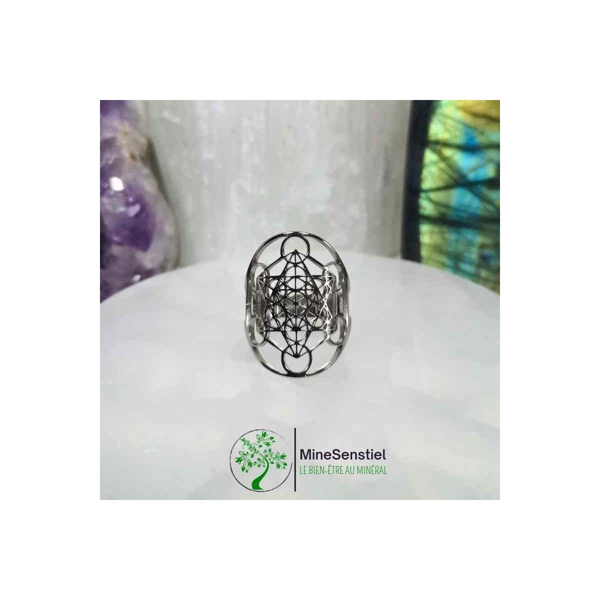 Bague Métatron argenté