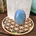 Galet labradorite bleu
