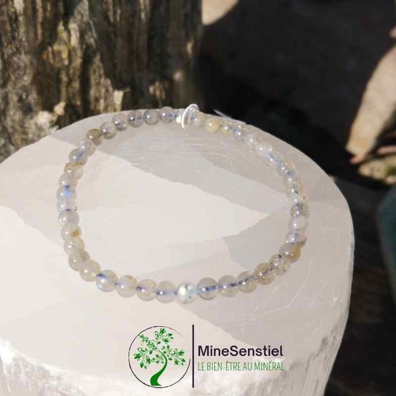 Bracelet labradorite 4mm