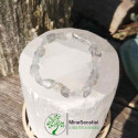 Bracelet labradorite pierre roulée