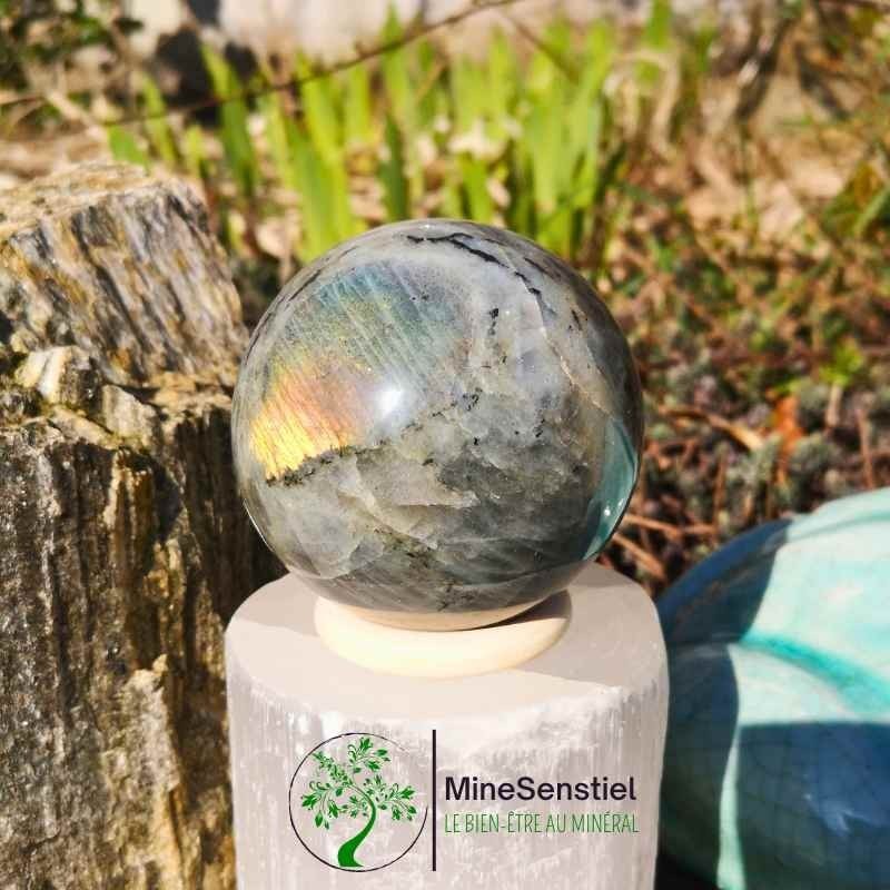 Sphère labradorite