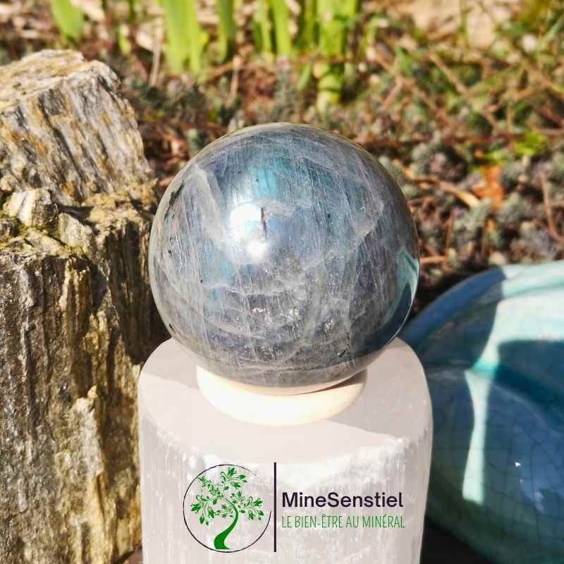 Sphère labradorite