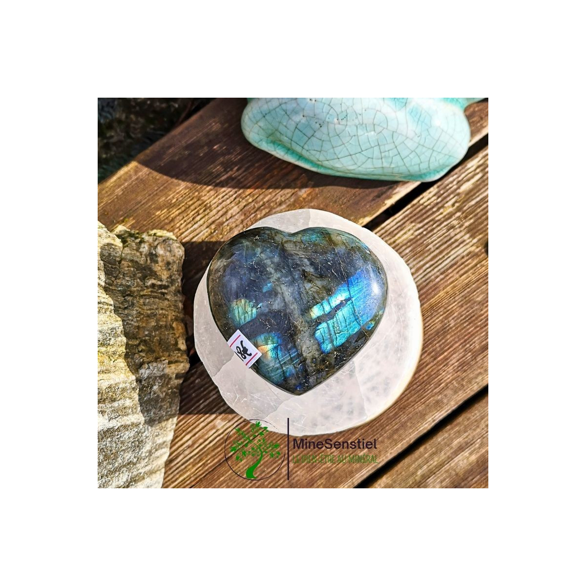 Cœur labradorite