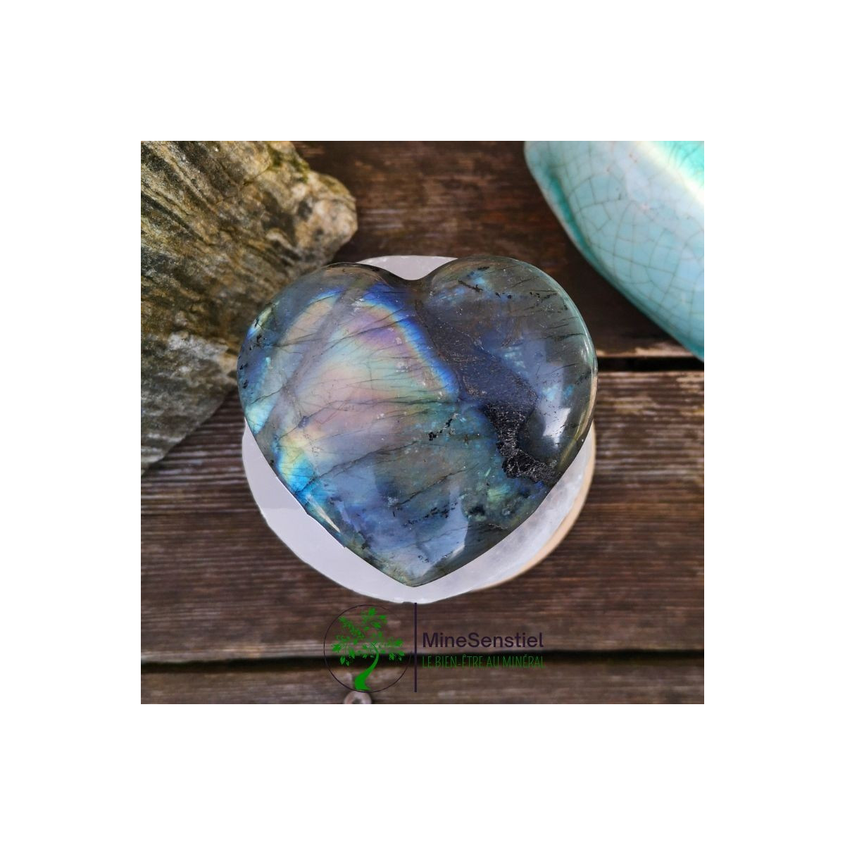 Cœur labradorite