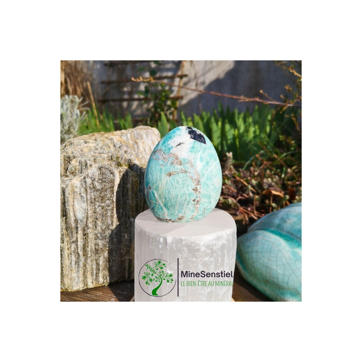 Forme libre amazonite