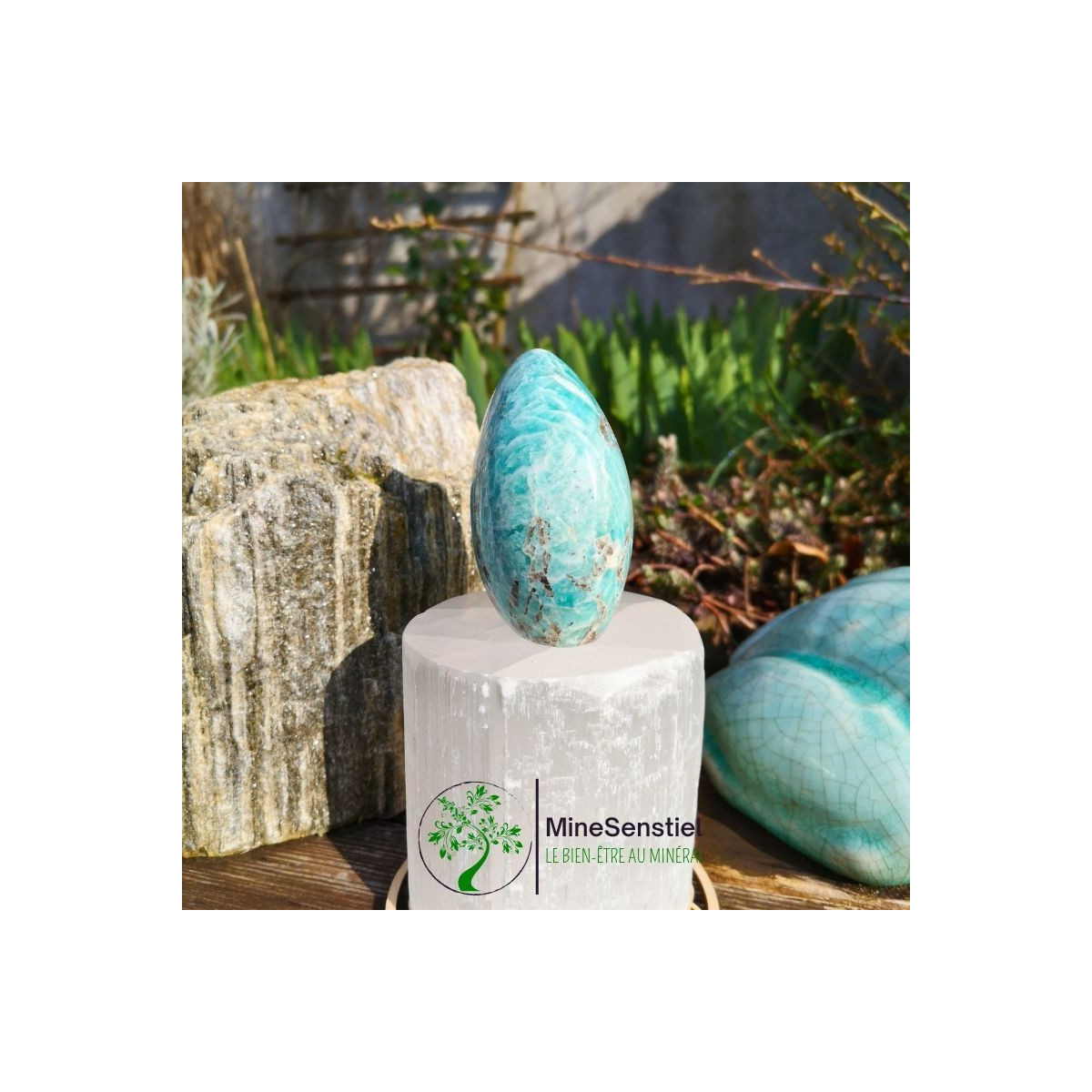 Forme libre amazonite