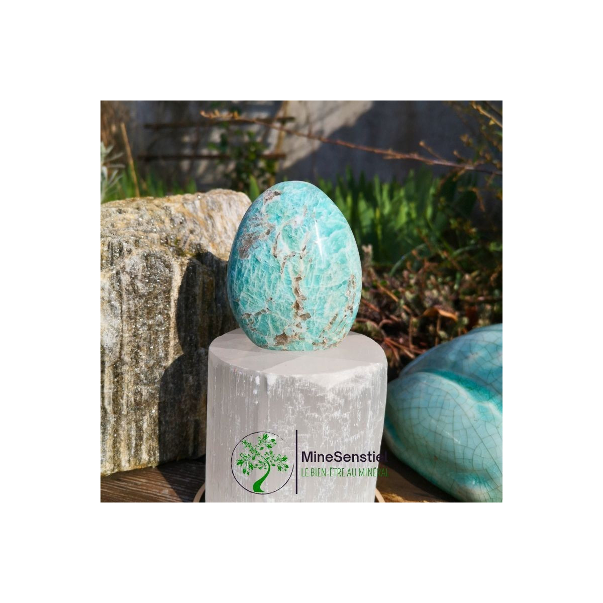 Forme libre amazonite