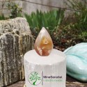 Forme libre agate fleur de cerisier