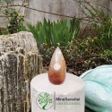 Forme libre agate fleur de cerisier