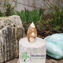 Forme libre agate fleur de cerisier