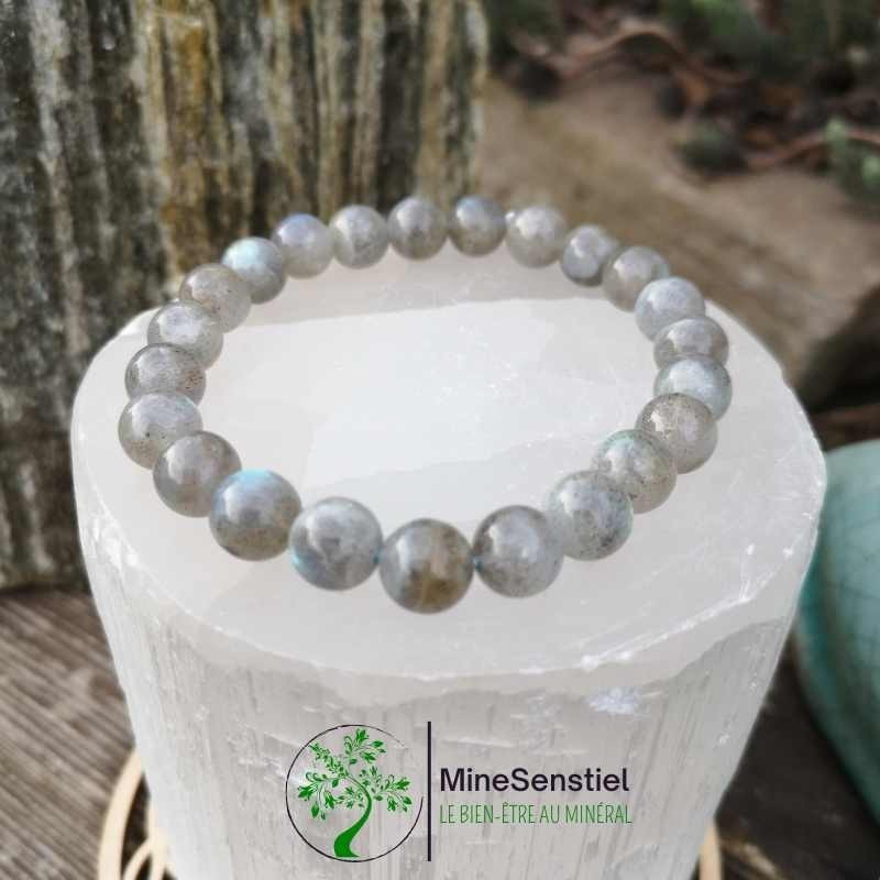 Bracelet labradorite 8mm
