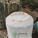 Bracelet agate fleur de cerisier 6mm