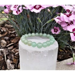 bracelet aventurine verte 10mm