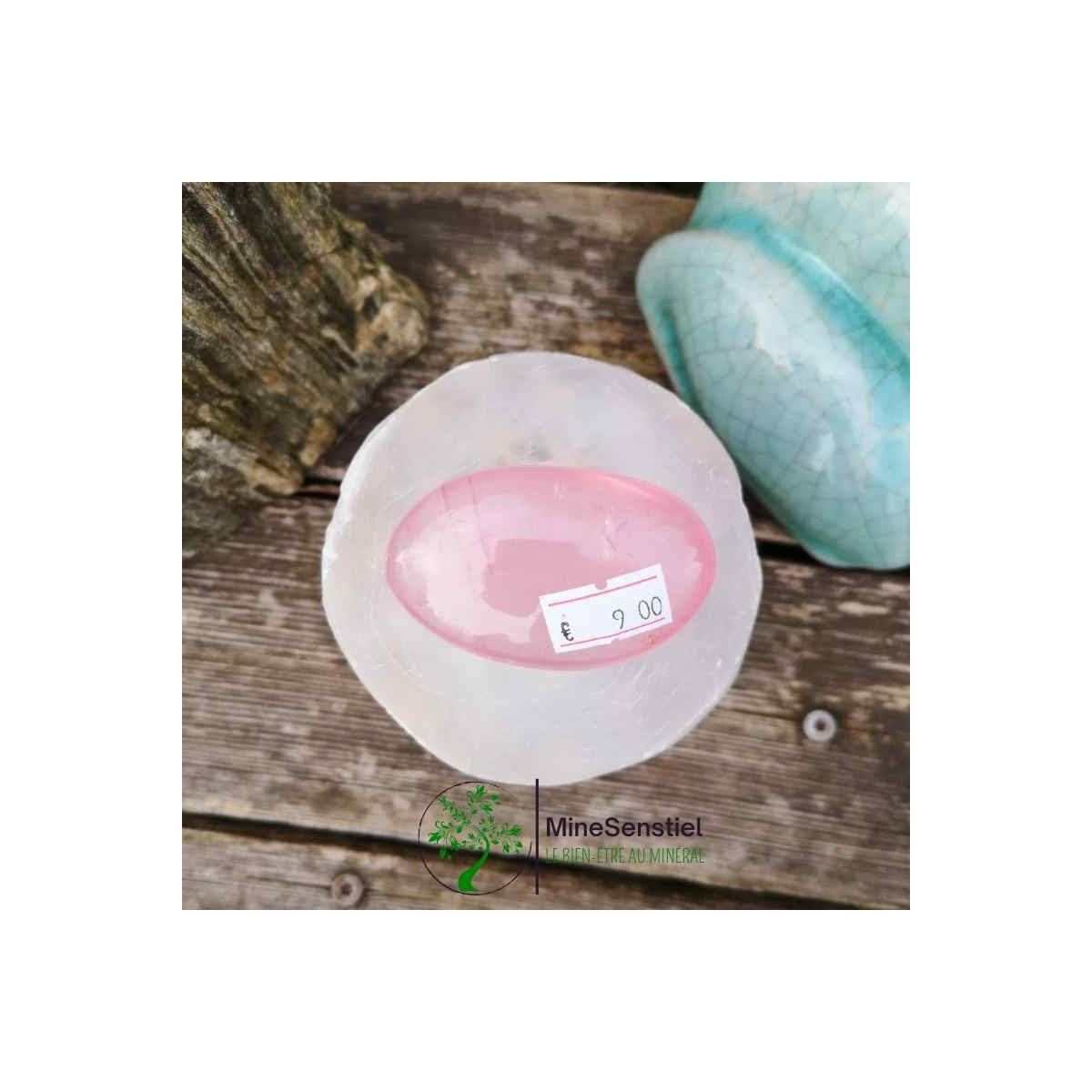 Galet quartz rose