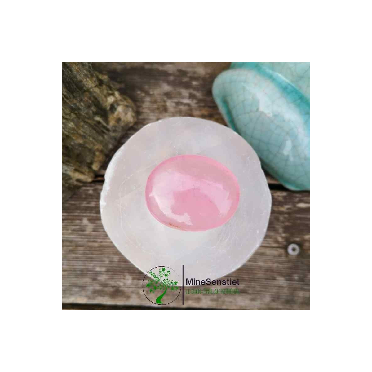Galet quartz rose