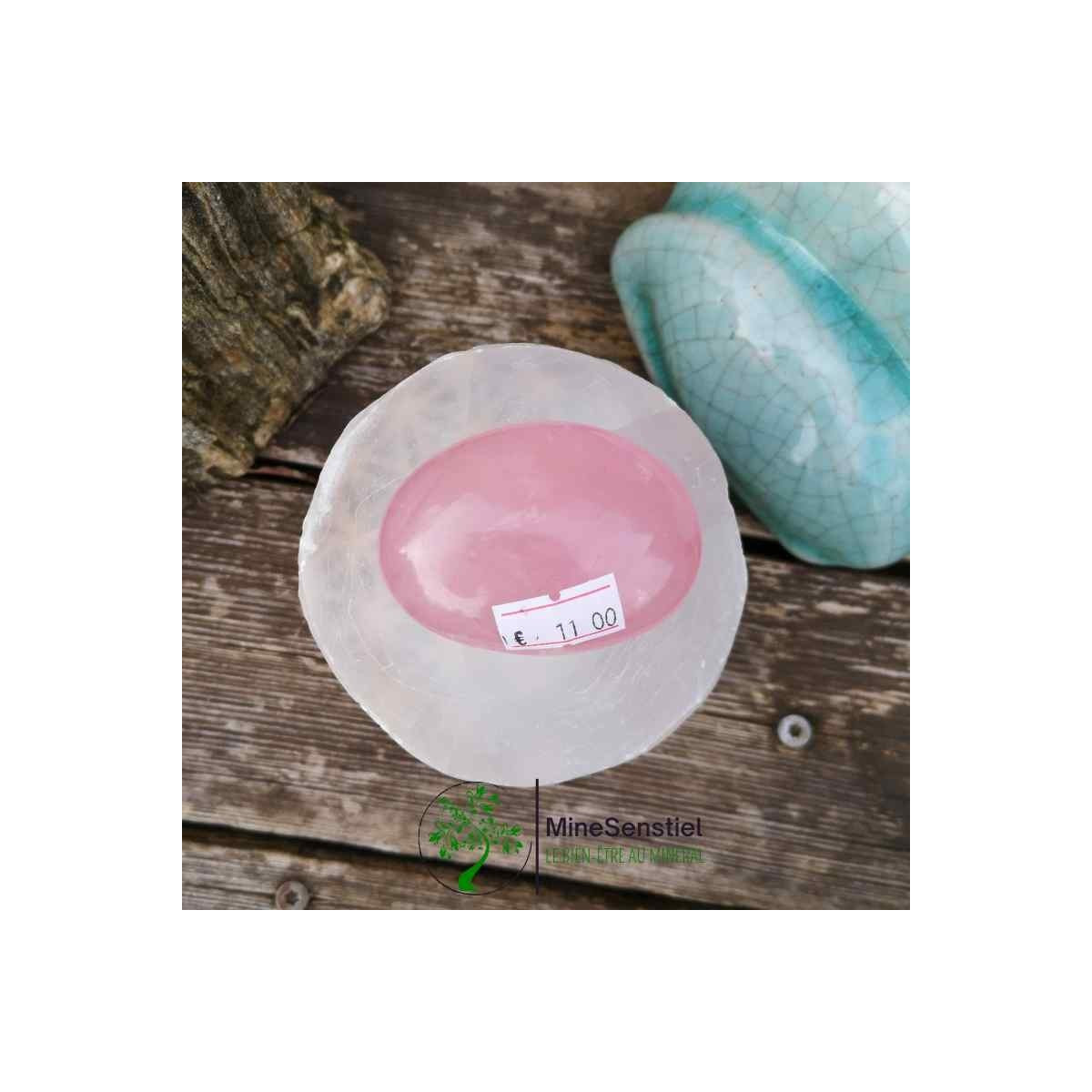 Galet quartz rose