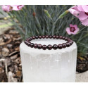bracelet grenat 6mm