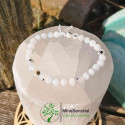 Bracelet pierre de lune blanche