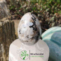 Oeuf péristérite labradorite blanche