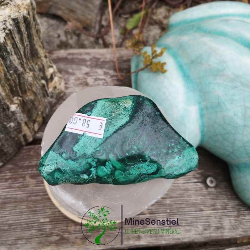 Galet malachite