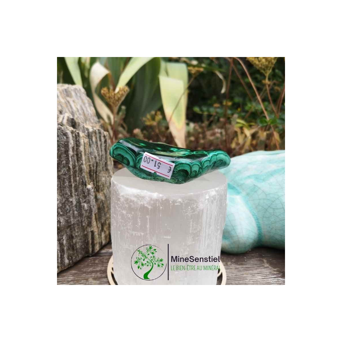 Galet malachite