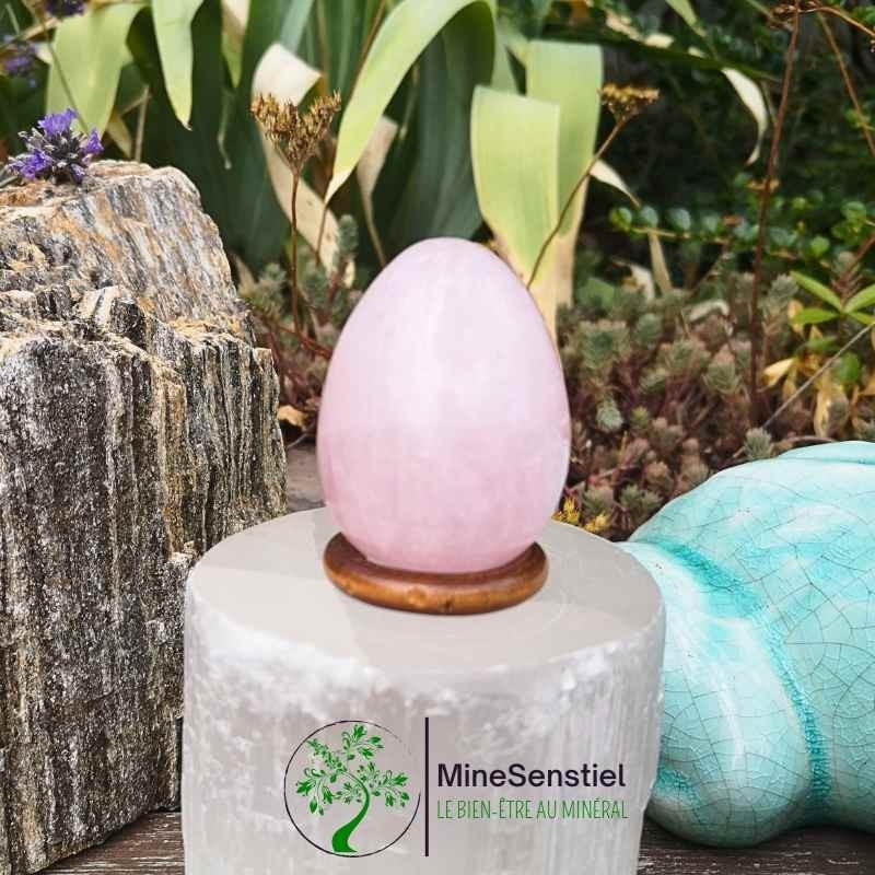 Oeuf quartz rose
