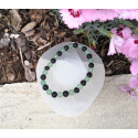 bracelet aventurine verte et lave 6mm