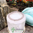 Bracelet agate grise 6mm
