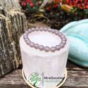 Bracelet agate grise 8mm