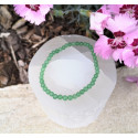 bracelet aventurine verte 4mm