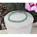 bracelet aventurine verte 4mm