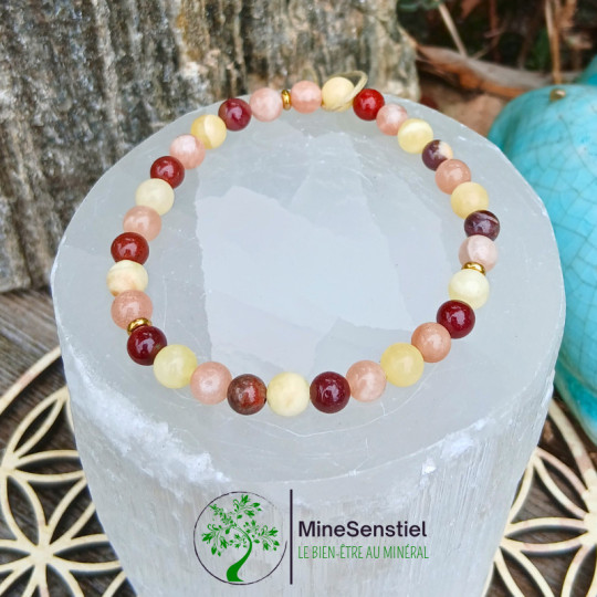 bracelet stop procrastination porté motivation pierres naturelles