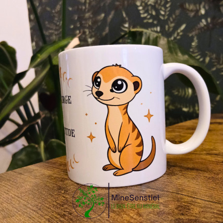 Mug “Surricate – Je recharge ma mignonitude”