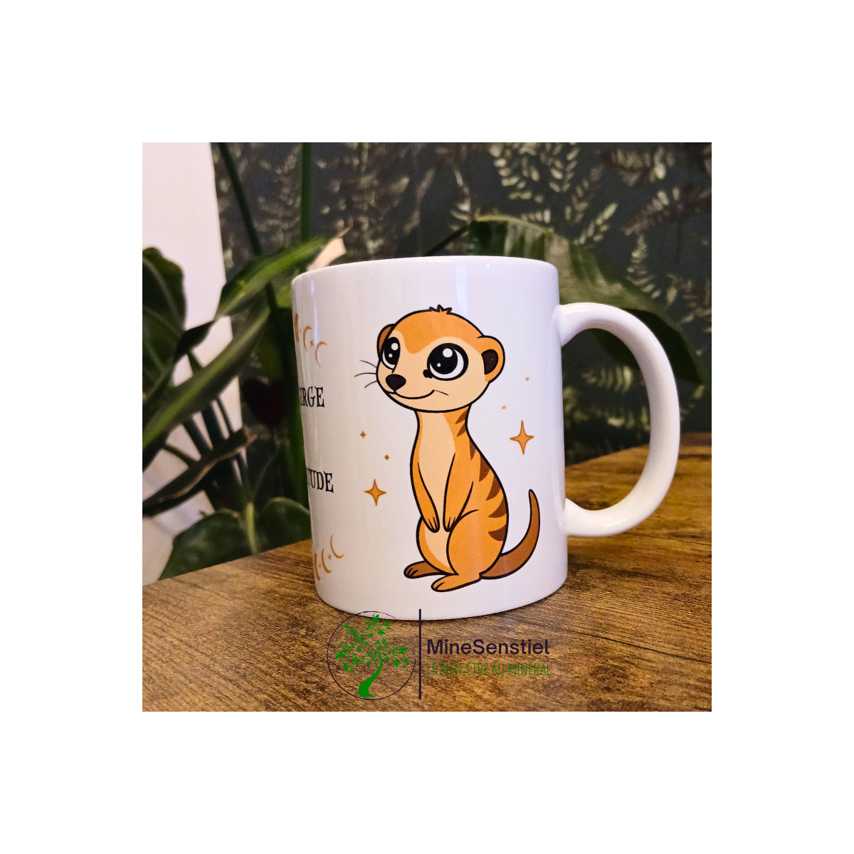 Mug “Surricate – Je recharge ma mignonitude”