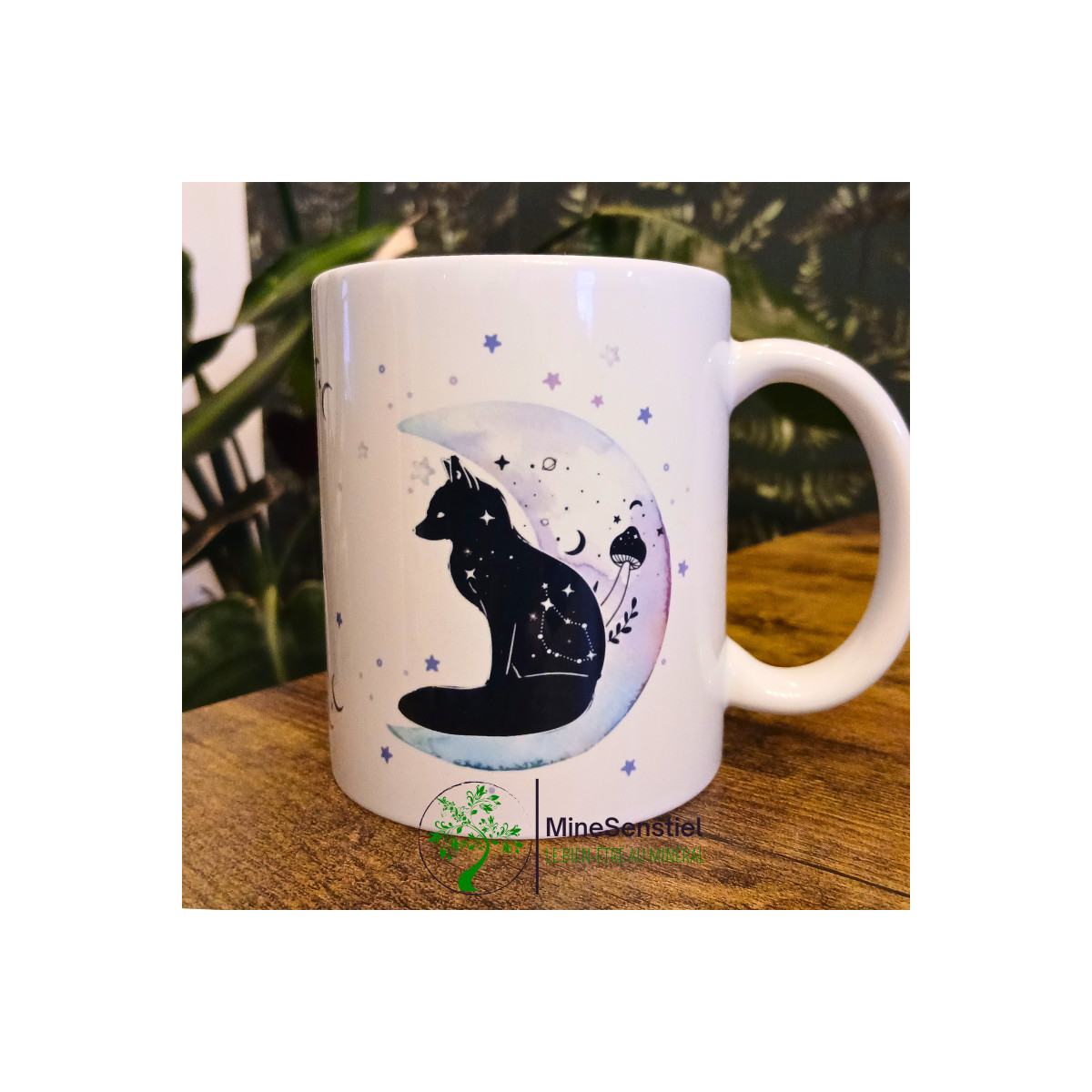 Mug Spirit Animal Renard – Astuce, douceur & magie lunaire