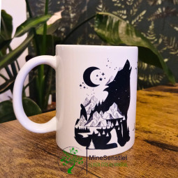 Mug Spirit Animal Loup – Force, loyauté & instinct sauvage