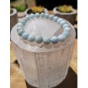 Bracelet aigue marine 7-8mm