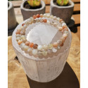Bracelet pierre de lune 6mm