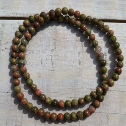 Bracelet unakite 4mm