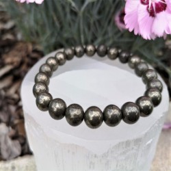 Bracelet pyrite 8mm