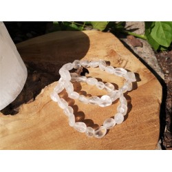 Bracelet cristal de roche gros nugget