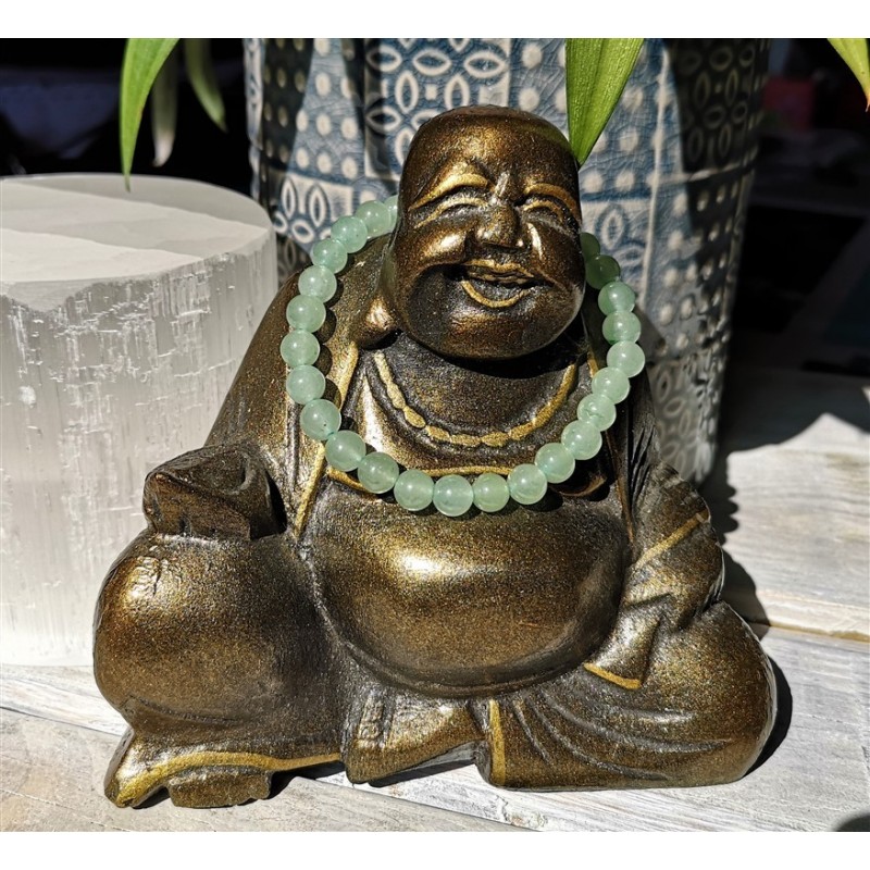 Bracelet aventurine verte 6mm