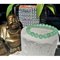 bracelet aventurine verte 8mm