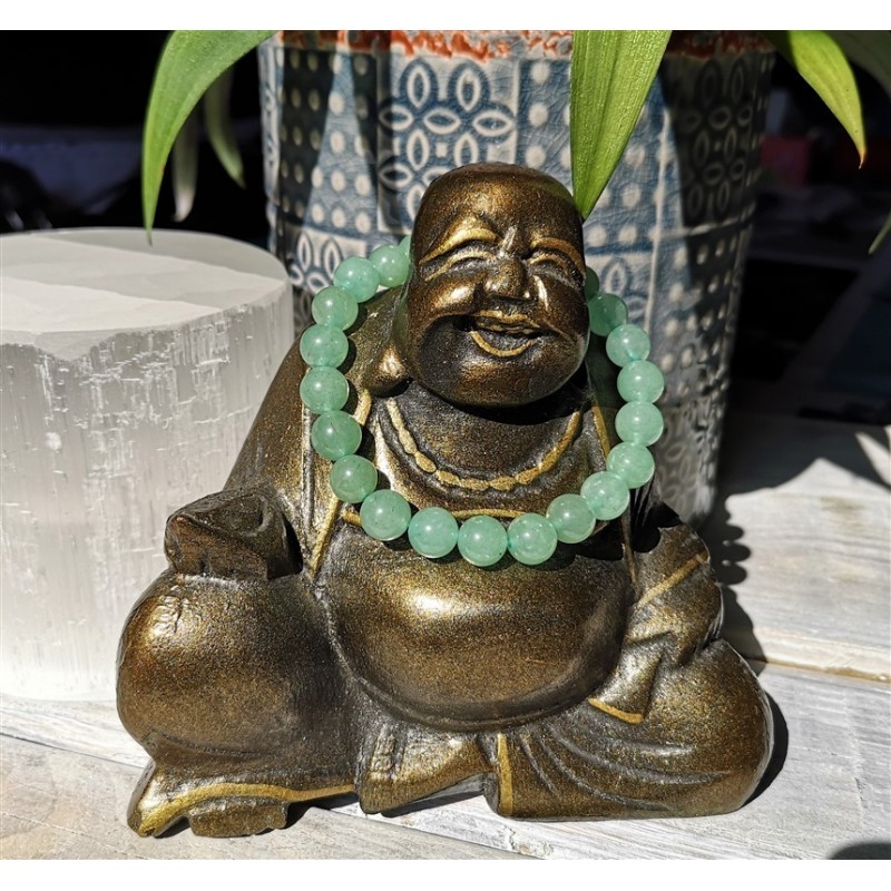 bracelet aventurine verte 8mm