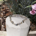Bracelet labradorite pierre roulée | Minesenstiel