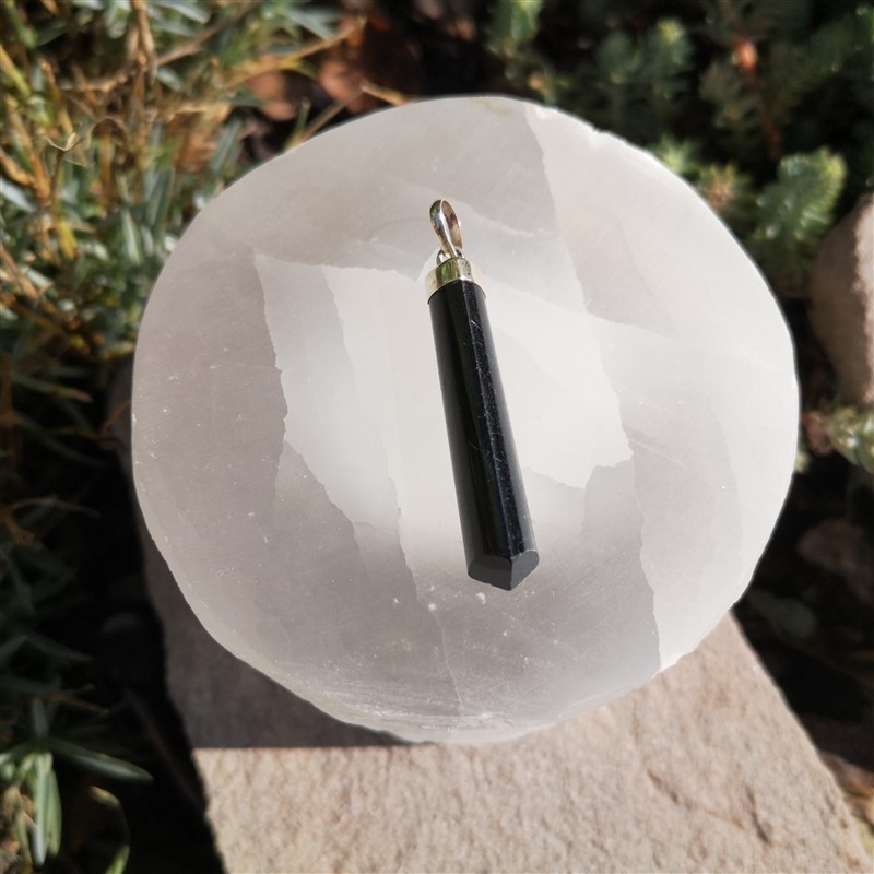 Collier tourmaline noire